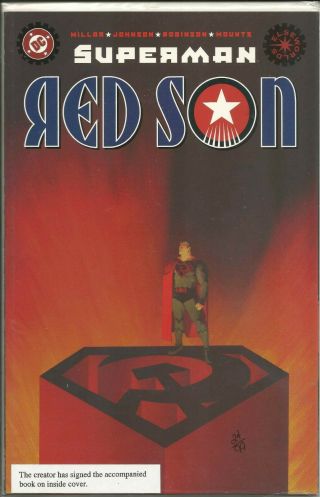 Superman: Red Son 1 Signed Mark Millar Dynamic Forces 24/99 Nm Unread Dc