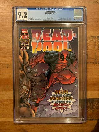 Deadpool 1 Marvel 1997 Cgc 9.  2