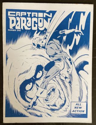 Captain Paragon Number One William Black Fanzine Paragon Publications 1972