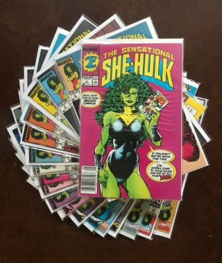 Sensational She - Hulk 1989 1 - 19; Avg Nm - No Res -,  Reader