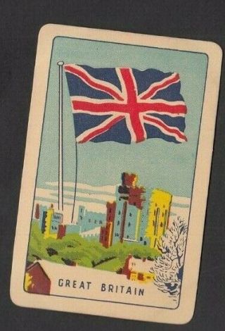 1 Playing Swap Card Woolworths Melbourne Olympic Games 1956 Great Britain
