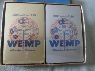 D/d Playing Cards Wemp Radio Station Milwaukee Wisconsin News,  Music Sports