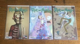 Rick And Morty Oni Press Comic Books 2,  3,  4