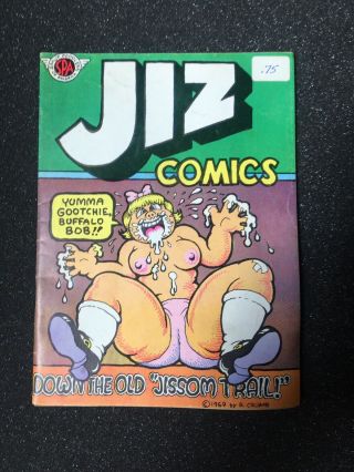 JIZ Comics Robert Crumb 1969 1st Printings RARE Underground Comix 2