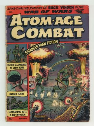 Atom Age Combat 1 Gd - 1.  8 1952