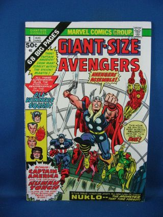 Giant - Size Avengers 1 (aug 1974,  Marvel) Vf Nm