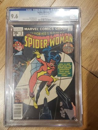 The Spider - Woman 1 (marvel 1978) Cgc 9.  6 Origin Of Spider - Woman