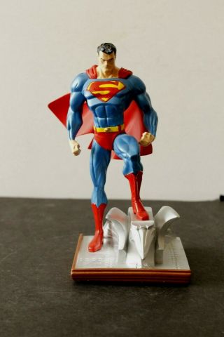 SUPERMAN MINI STATUE DESIGNED JIM LEE SCULPTED TIM BRUCKNER DC COLLECTIBLES 2