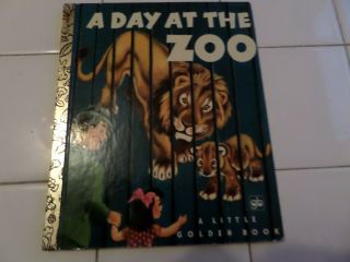 A Day At The Zoo,  A Little Golden Book,  1972 (children 