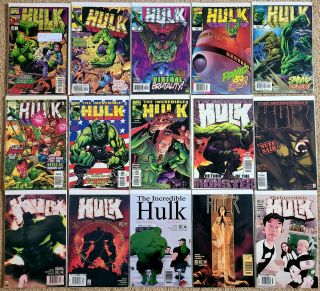Incredible Hulk 1 - 4,  6,  7,  17,  18,  34 - 74,  76 - 89,  Annual (marvel 1999) 64 Comics