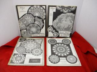 4 Volumes Elizabeth Hiddleson Crochet Design Booklets