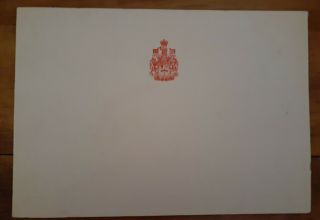 Christmas Card From Prime Minister And Mrs.  Lester B.  Pearson