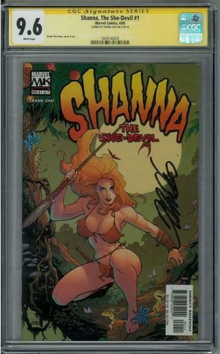 Shanna,  The She - Devil 1 Cgc 9.  6 Frank Cho Signature Series (w)