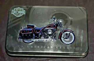 1998 Harley Davidson Motorcycles Limited Edition Playing Cards in Tin 2