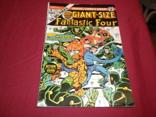 Ua1 Giant - Size Fantastic Four 4 Marvel 1975 Bronze Age 5.  0/vg/fn Comic 1st Mad