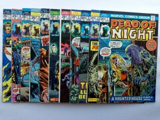 Marvel Dead Of Night 1 - 11 Horror; Complete