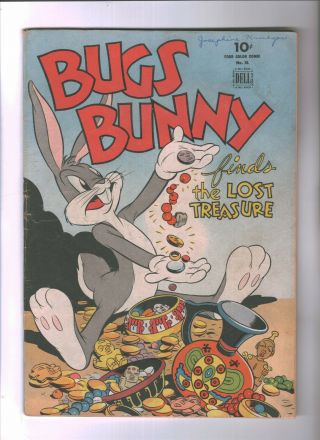 Four Color 51 Bugs Bunny 2 (warner Bros) Dell Comics Vg/fn {generations}