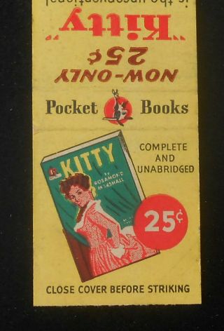 1947 Kitty Lusty Red - Headed Wench By Rosamond Marshall Pocket Books Sexy Nyc Ny