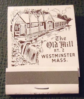 Matchbook - Old Mill Westminster Ma Full