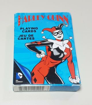 Deck Of Harley Quinn Playing Cards By Batman & Dc Comics W/ 2 Jokers