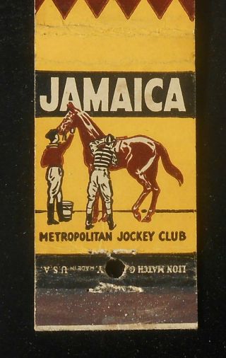 1940s Jamaica Race Course Metropolian Jockey Club Race Horse Jamaica Ny Queens C