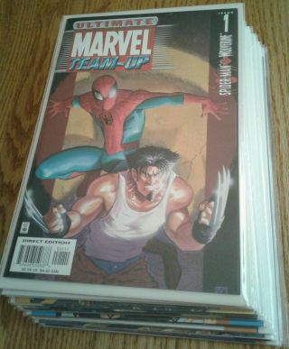 " Ultimate Marvel Team - Up " Full Unread 1st Print Issue Bendis Series,  Spider - Man