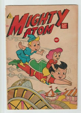 Mighty Atom 1 I.  W.  Publishing / Comics Golden Age Comic Book Rare Vg