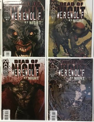 Dead Of Night Featuring Werewolf By Night 1 2 3 4 Nm 1 - 4 Complete Marvel Comics