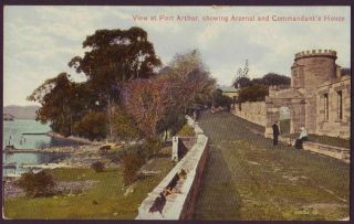 Tasmania • Valentine Postcard • View At Port Arthur / Arsenal.