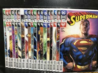 Complete Run Superman 1 - 19 (2018 Series Dc) Bendis - Identity Revealed - Legion