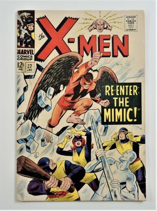X - Men 27 (1966) Mimic Appearance & Joins X - Men Team