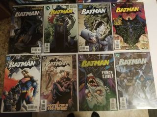 Batman.  Hush Complete Run.  With 3 Different Covers Of Issue 619