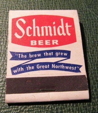 Matchbook - Schmidt Beer St Paul Mn Full