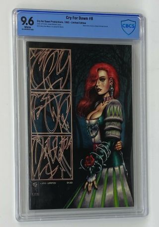 Cry For Dawn 8 Cfd Publications Comic Book Cbcs 9.  6 Limited Edition