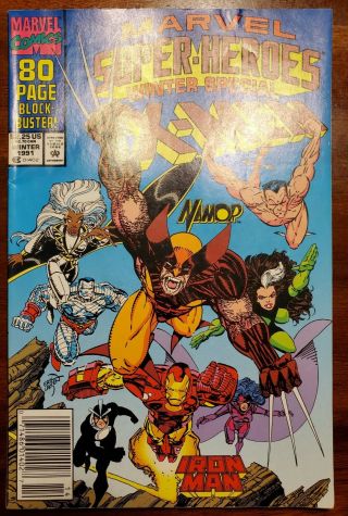 Marvel Heroes 8,  (winter Special 1991),  Vf,  1st Squirrel Girl,  Newsstand