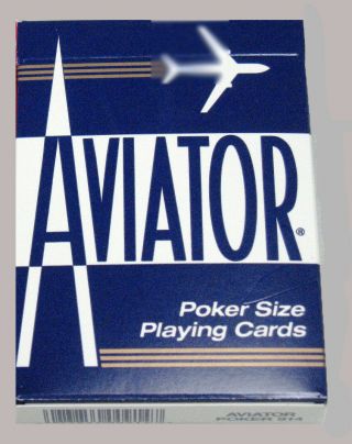 Vintage Deck Of Aviator Poker Size Playing Cards The U.  S.  Playing Card Co.