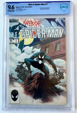 Web Of Spider - Man 1 - Cbcs 9.  6 Wp - Iconic Cover,  1st Vulturions,  Key (not Cgc)