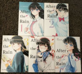 After The Rain Manga Complete Series Volumes 1 - 5 English