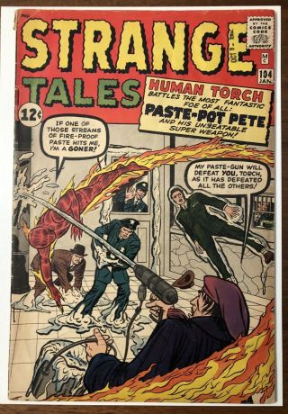 Strange Tales 104 1st Appearance Of Trapster Or Paste Pot Pete (1963) Marvel