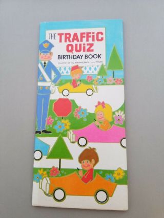 Gibson Story Book Greetings,  Traffic Quiz Birthday Book