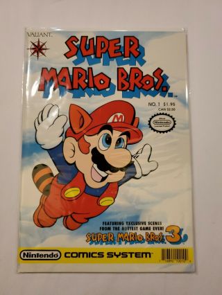 Mario Bros.  1 - Valiant Comics - Mario 3 Cover