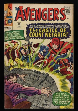 Avengers 13 Vg/fn 5.  0 1st Count Nefaria