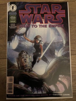 Mara Jade 1st Cover Star Wars Heir To The Empire 4 Hi - Grade Mandalorian Thrawn 1
