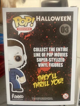 Funko Pop Movies: Halloween,  3 Michael Myers 2
