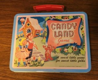 Candy Land Full - Size Metal Lunchbox - Vintage 1998,  Series 1 -