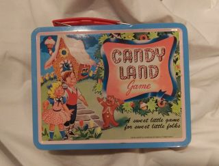 CANDY LAND Full - Size Metal Lunchbox - Vintage 1998,  Series 1 - 2