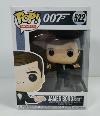 (box) Funko Pop 007 James Bond 522 The Spy Who Loved Me Vinyl Figure