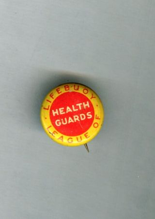 1940’s Lifebuoy League Of Health Guards Pin Back Button A Christmas Story