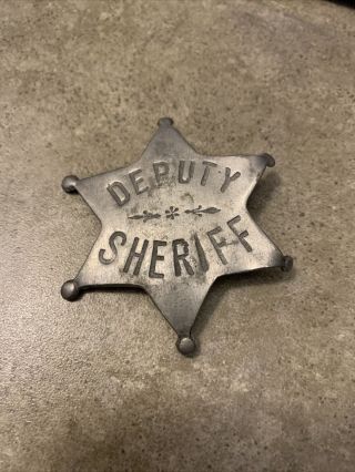 Vintage Deputy Sheriff Badge Pin