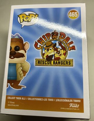 Funko POP Chip N Dale Rescue Rangers Monterey Jack 465 Gamestop Exclusive 3